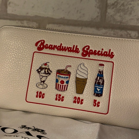 Coach Zip Around Wallet - Picture 6 of 7